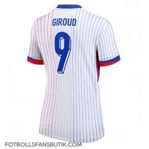 Frankrike Olivier Giroud #9 Replika Bortatröja Damer EM 2024 Kortärmad